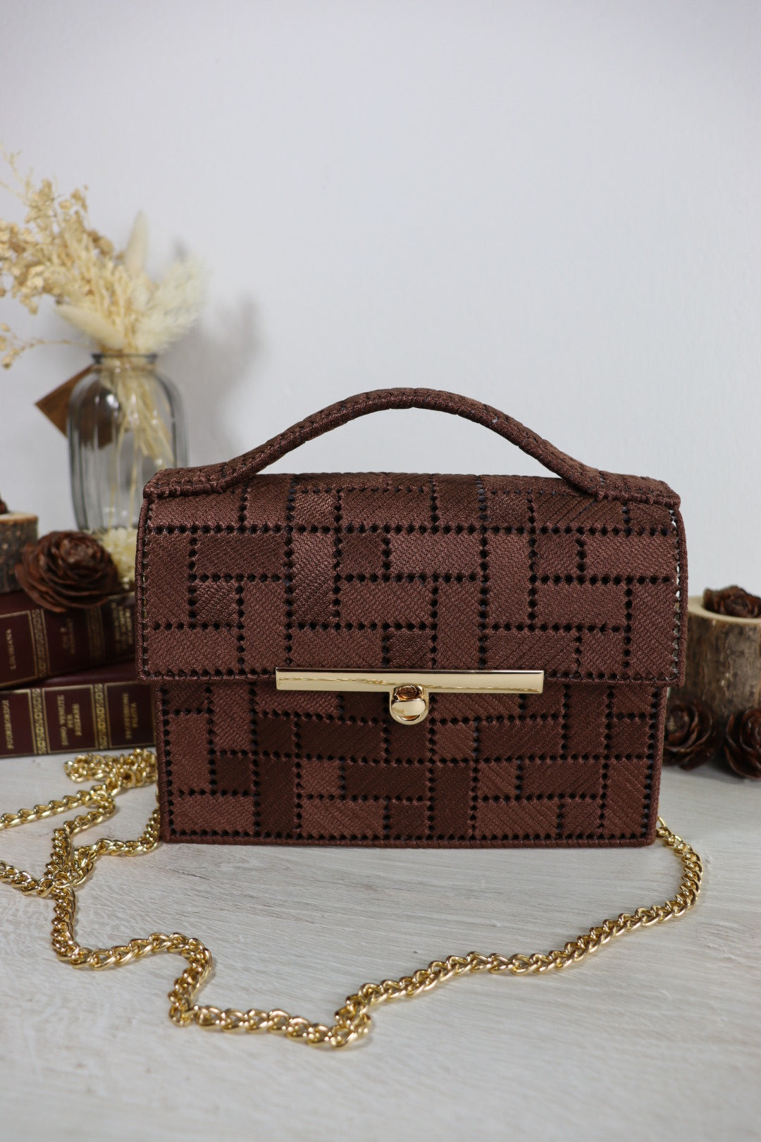 Borsa Tetris con manico e tracolla