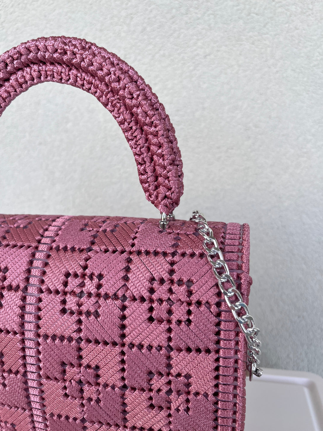 Borsa Lumina Rosa antico