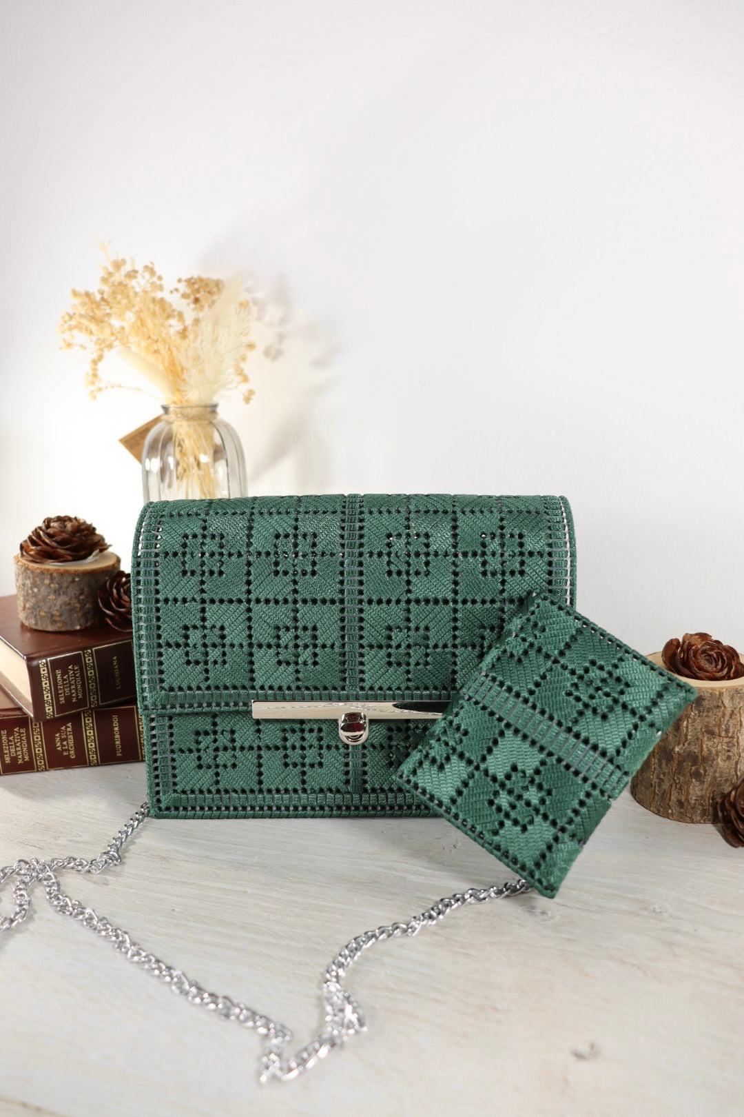 SET borsa Aura + Portacarte Luce