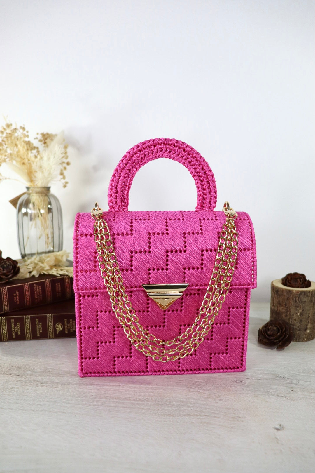 Borsa Scala Fucsia