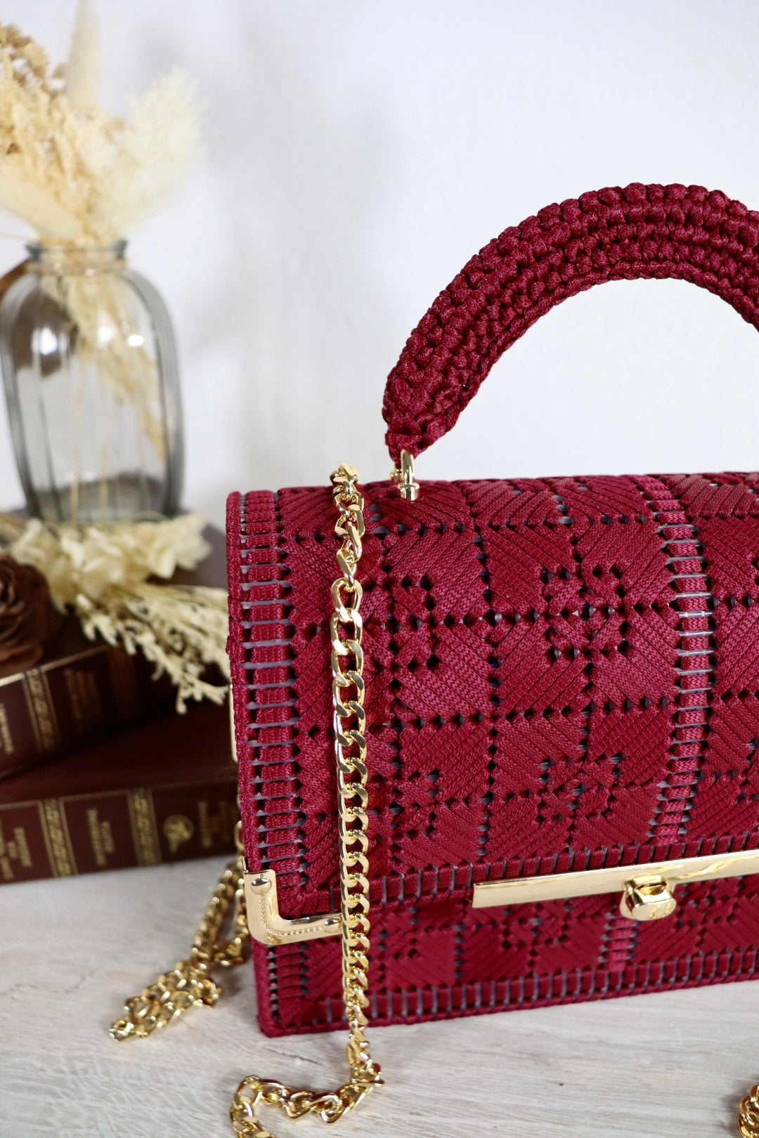 Borsa Lumina Bordeaux