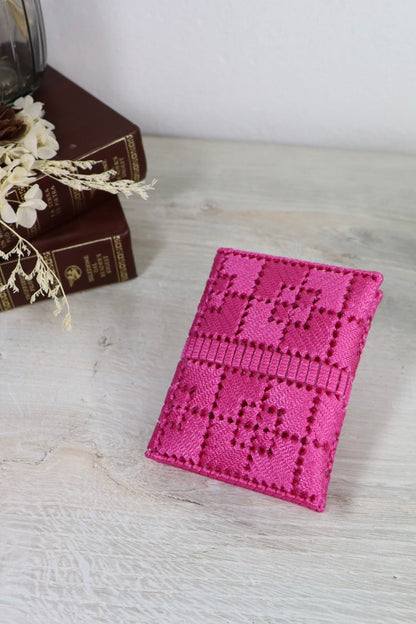 Portacarte Luce Fucsia