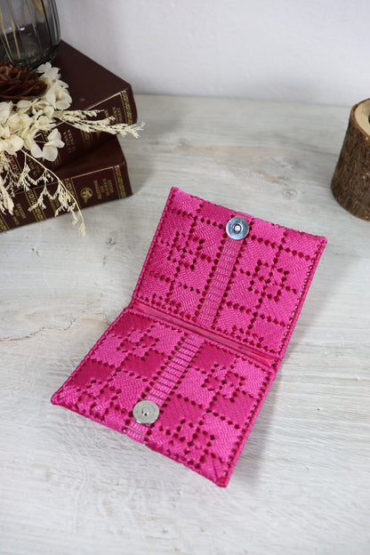 Portacarte Luce Fucsia