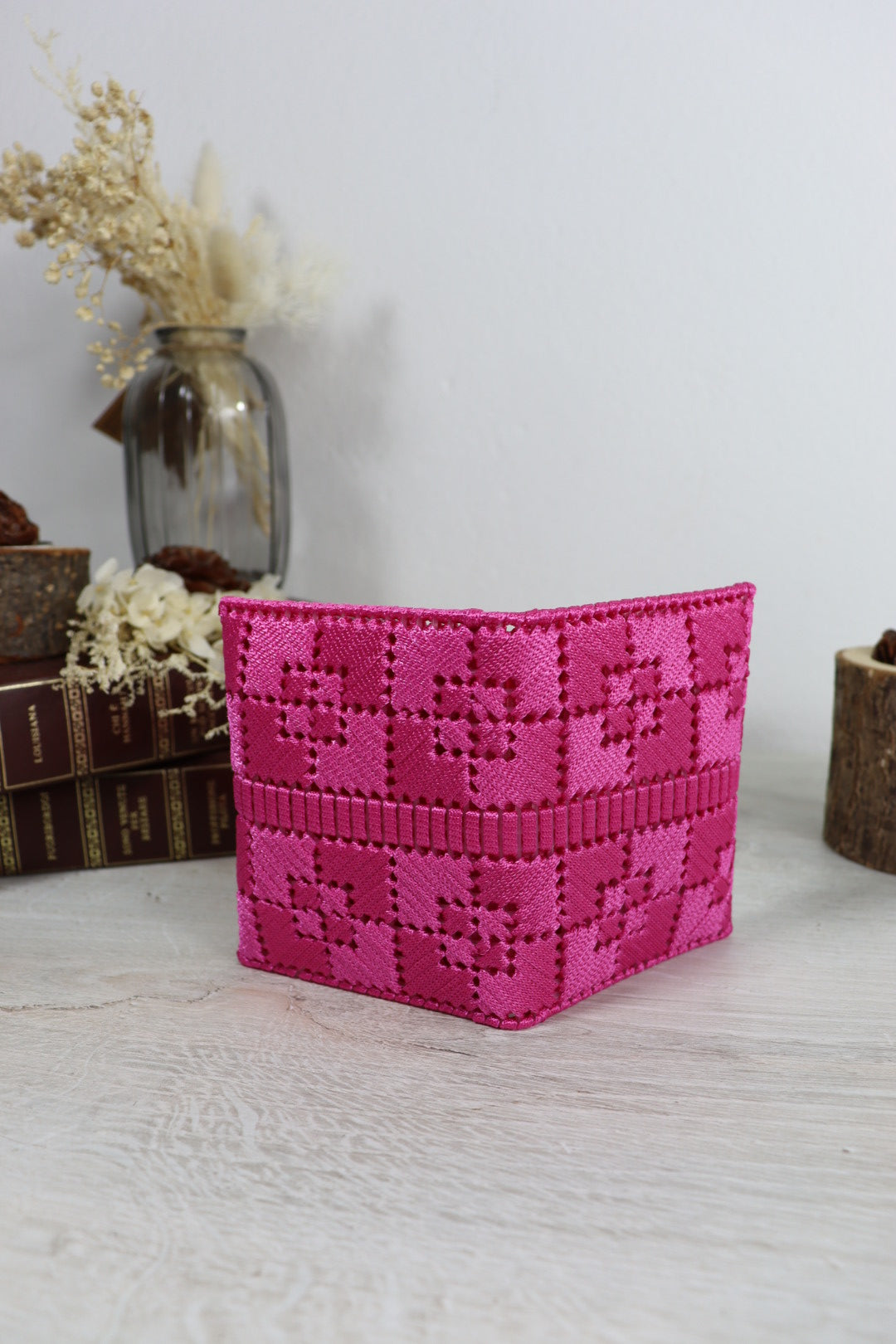 Portacarte Luce Fucsia