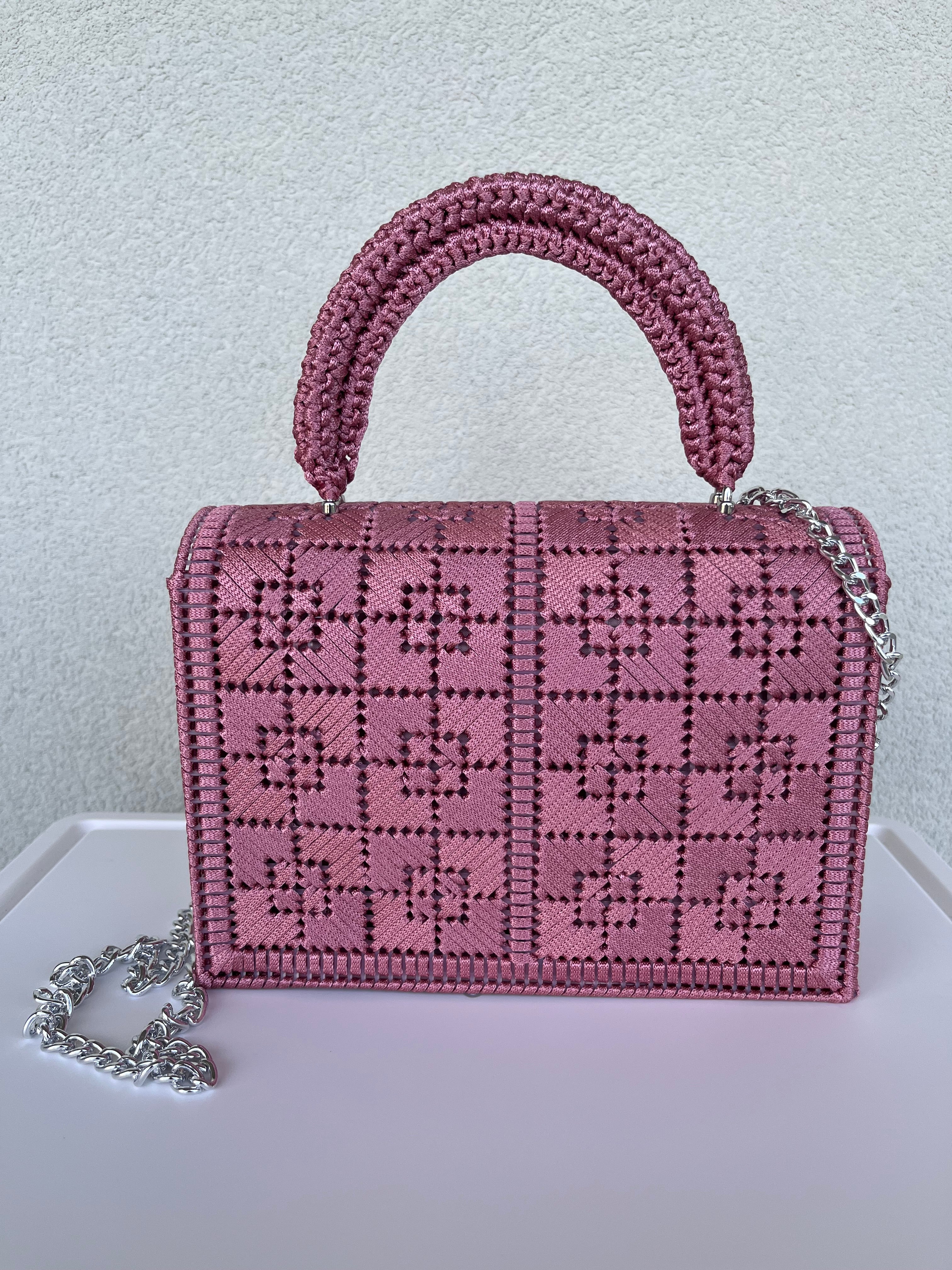 Borsa Lumina Rosa antico