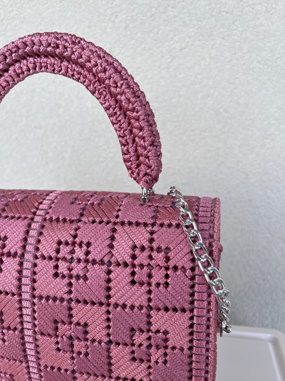 Borsa Lumina Rosa antico